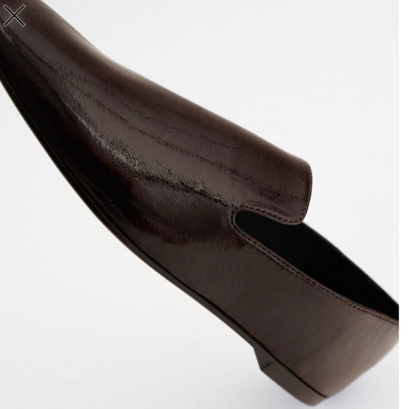 Zara | Low Heel Loafers Size 7.5 Brown - Picture 4 of 8